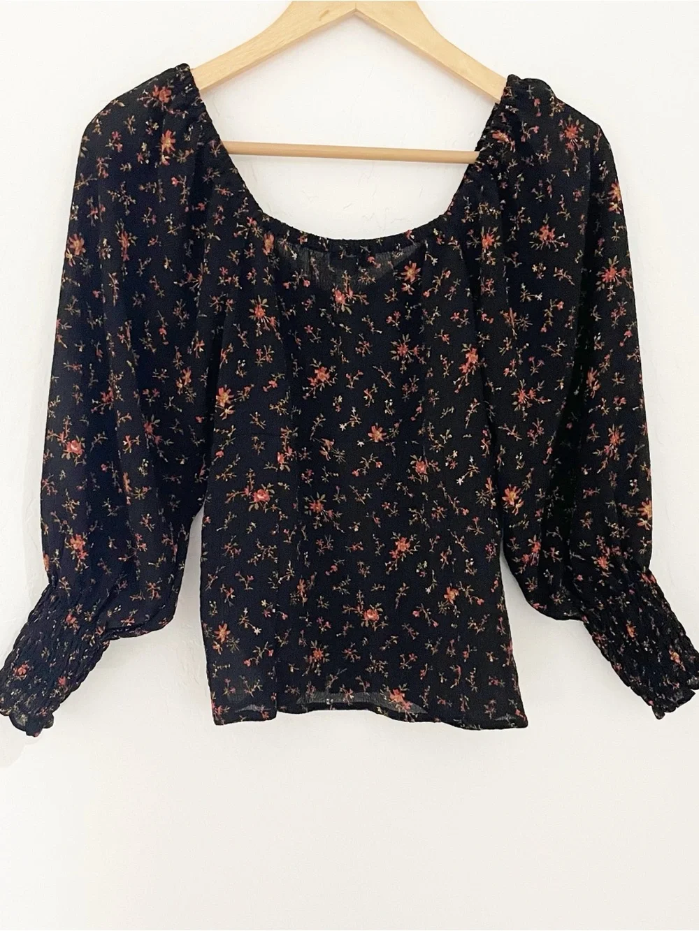 Madewell Kirstie Sweetheart Top in Fresh Sprigs size 2